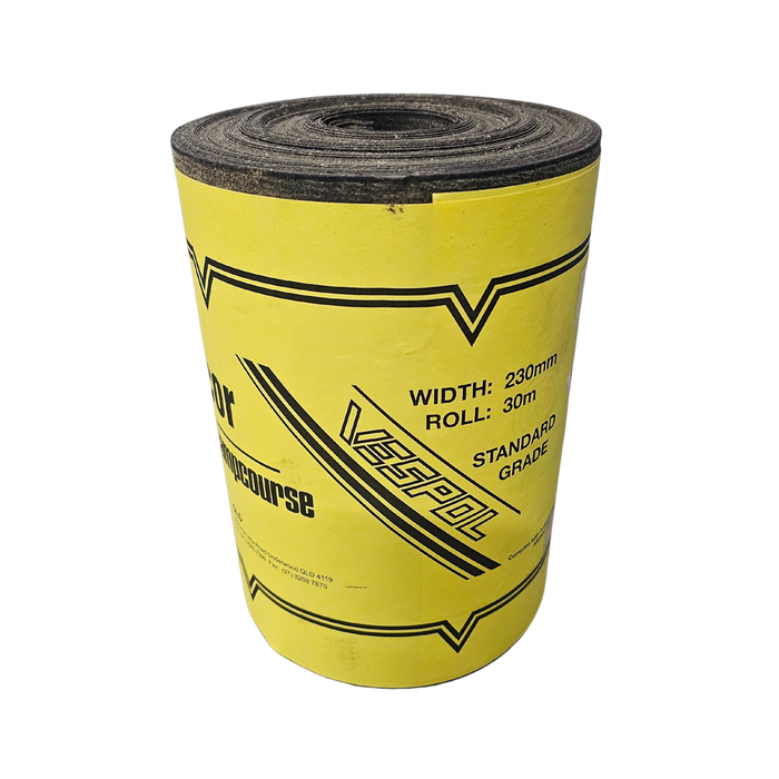 Alcore Bitumen Dampcourse Moisture Barrier Roll – 230mm x 30m