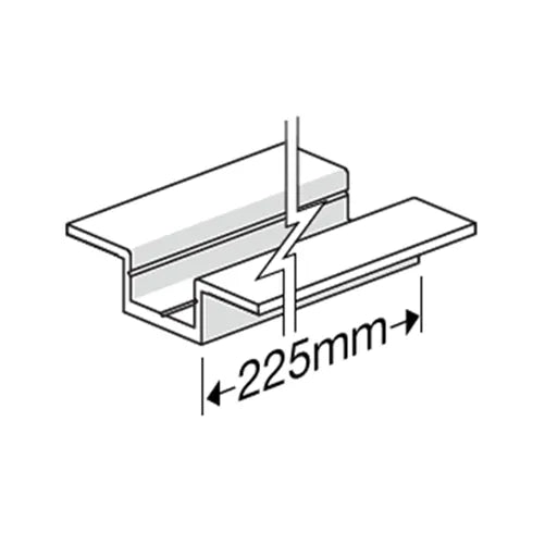 James Hardie 306010 HardieDeck Double Winged Base Jointer & Screw – 225mm (Bag Of 35)
