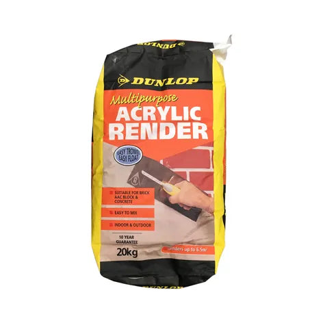 Dunlop Multipurpose Acrylic Render – 20kg
