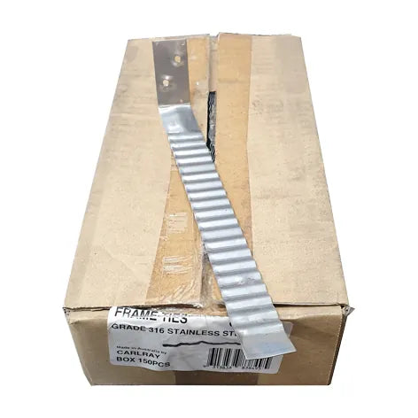 Carlray Frame Ties Stainless Steel – 240mm (Box of 150)