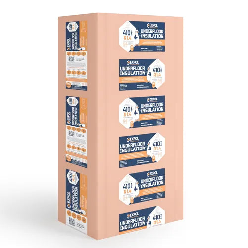 EXPOL Orange Underfloor Insulation – 1200 x 410 x 60mm (Pack of 11)
