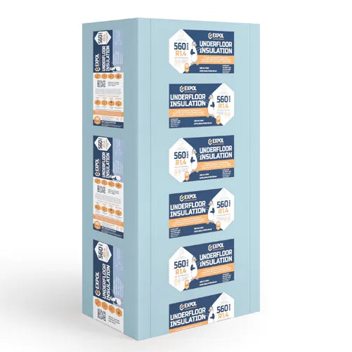 EXPOL Blue Underfloor Insulation – 1200 x 560 x 60mm (Pack of 9)
