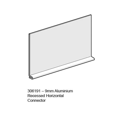 James Hardie 306191 Aluminium Recessed Horizontal Jointer