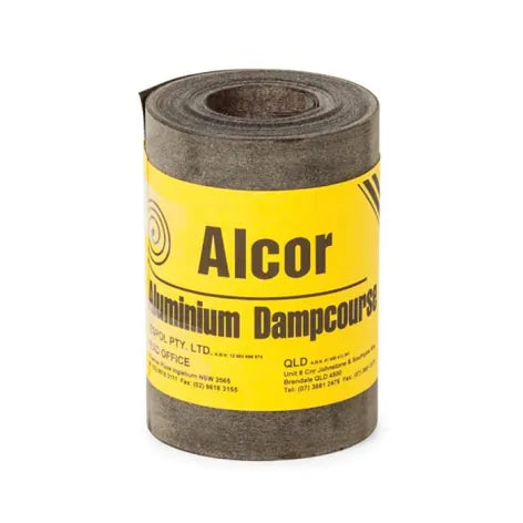aluminium alcor standard dampcourse – 150mm x 30m