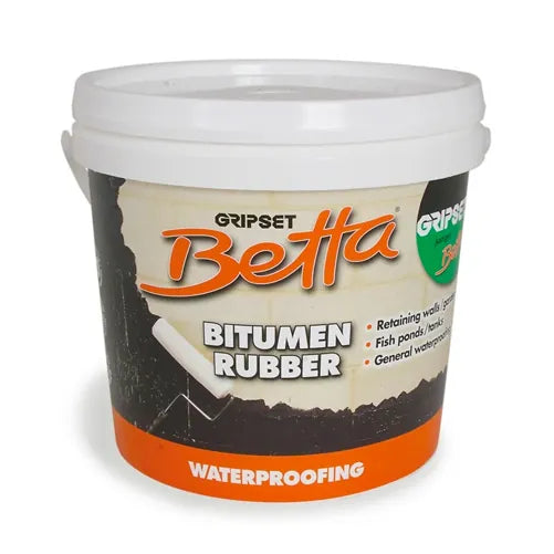 Gripset Betta Bitumen Rubber Waterproofing Membrane – 15L