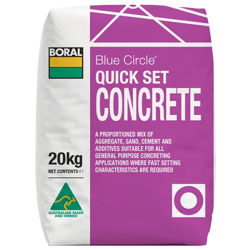 Quick Set Concrete Blue Circle Boral – 20kg