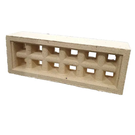 Brick Vent Clay V16 Square Hole Cream – 230 x 80mm