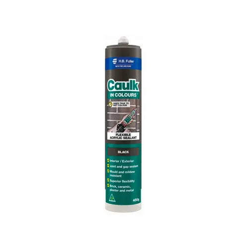 Caulk In Colour Black 450g HB Fuller