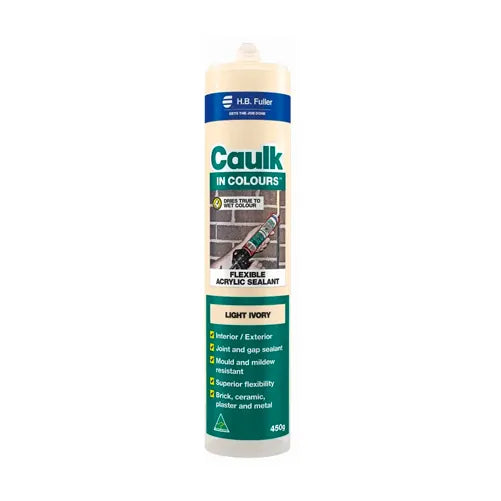 Caulk In Colour Light Ivory 450g HB Fuller