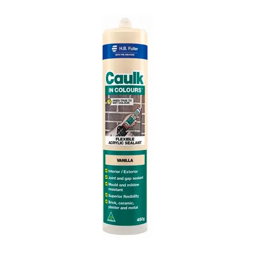 Caulk In Colour Vanilla 450g HB Fuller