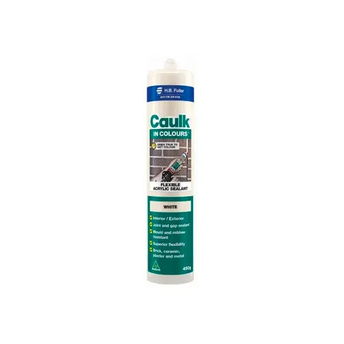 Caulk In Colour White 450g HB Fuller