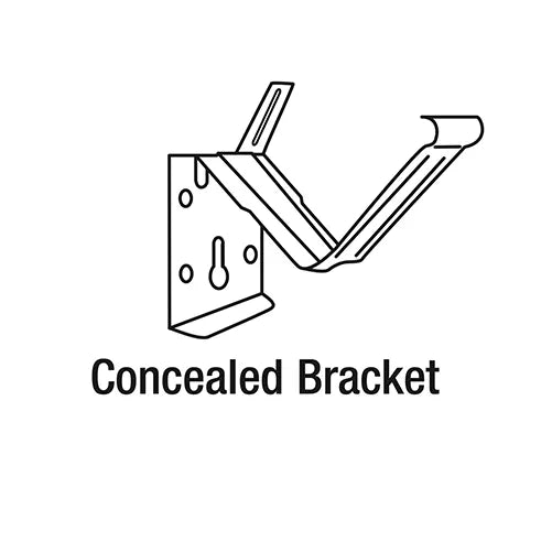 Concealed Bracket Zinc For Hi Front Gutter – 115mm