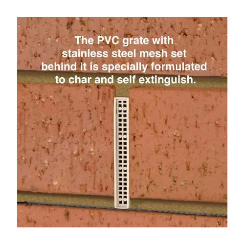 Brick Vent Weepa Vent High Performance Pack Of 25