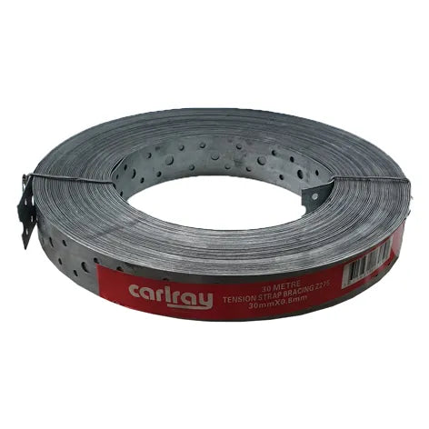 Hoop Iron Punched Strapping Carlray – 30 x 0.8mm x 30m