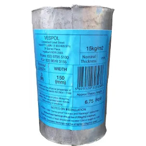 Lead Dampcourse Flashing Vespol – 150mm x 3m (15kg/m2)