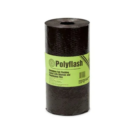 Polyflash Bitumen Coated Aluminium Foil Core – 110mm x 20m