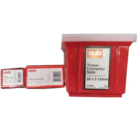 Pryda Galvanised Timber Connector Nails – 35 x 3.15mm