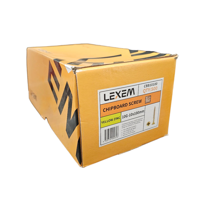 Chipboard Screws Zinc Plated 10G – 10 x 100mm (50)