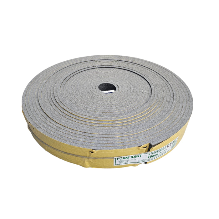 self adhesive foam expansion joint roll – 75 x 10mm x 25m (concrete slabs)