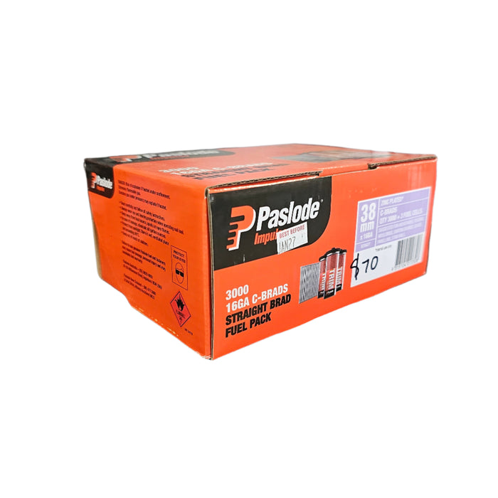 angled c brad nails with fuel cell – 38mm