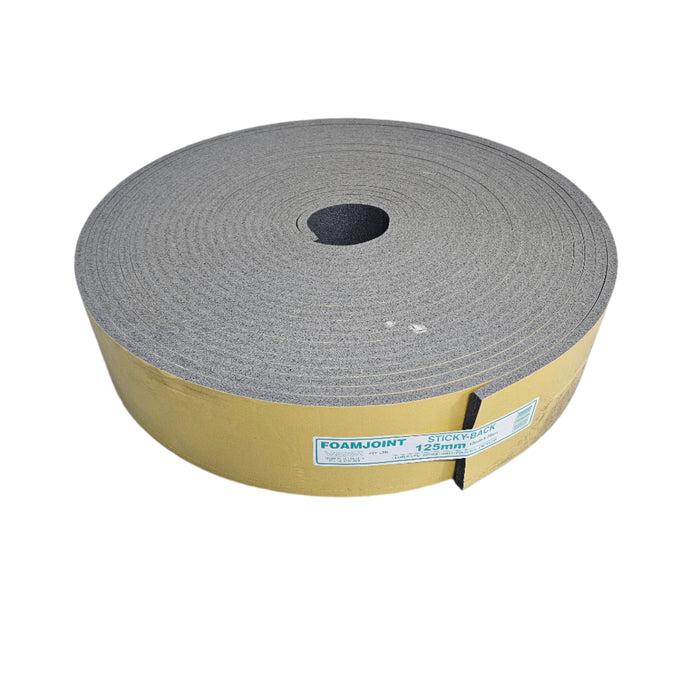 Foam Expansion Joint (Adhesive) – 125 x 10mm x 25m