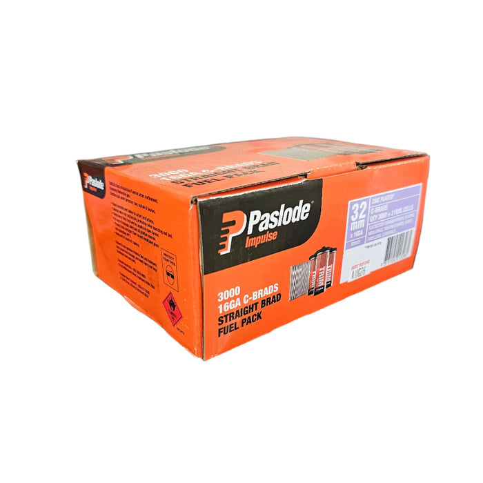 angled c brad nails with gas fuel cell – 32mm